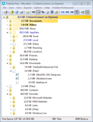 TreeSize Free screenshot